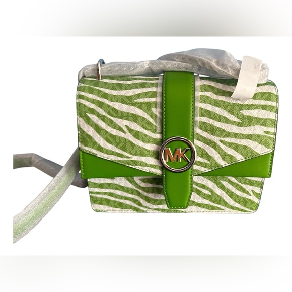 ✨ NEW MICHEAL KORS GREENWICH JUNGLE CROSSBODY NWT! - Picture 8 of 15